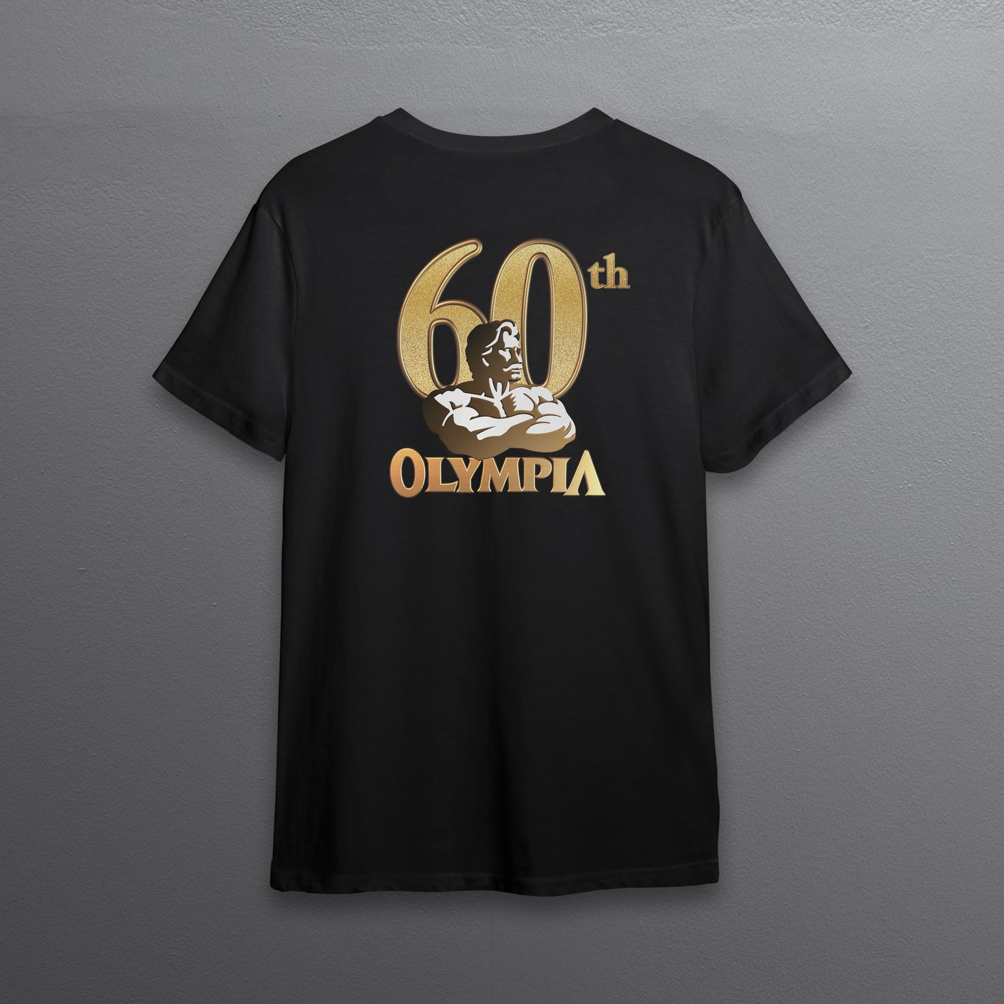 Olympia 60th Basic Activewear Oversized T-shirt-Black