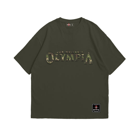 Olympia Premium Puff Print Camo JW OS Tee