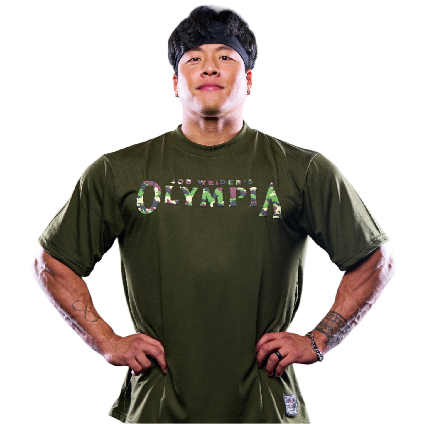 Olympia Premium Puff Print Camo JW OS Tee