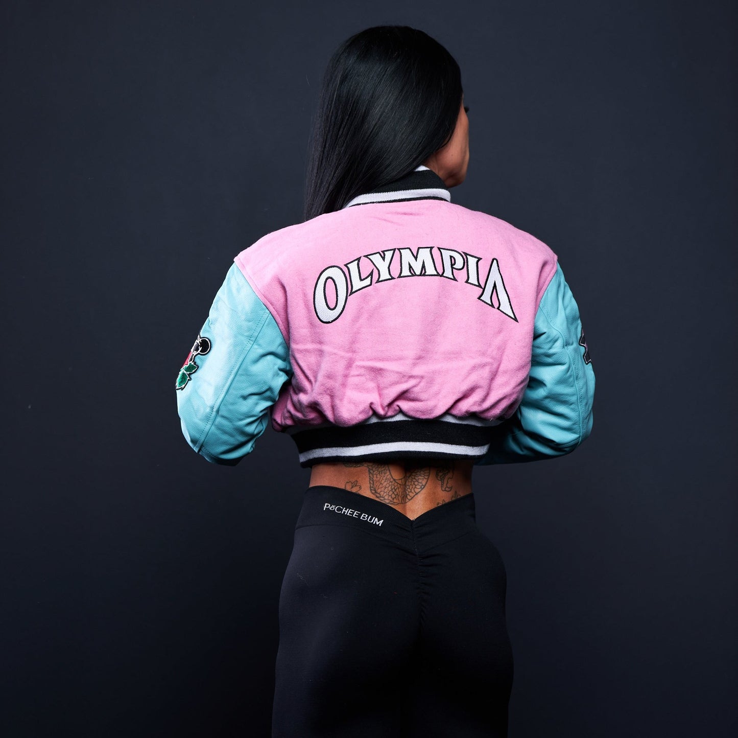 Olympia Varsity Women's Jacket Pink/Blue