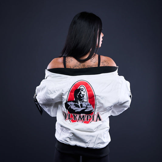 Olympia Women's Bomber Jacket White