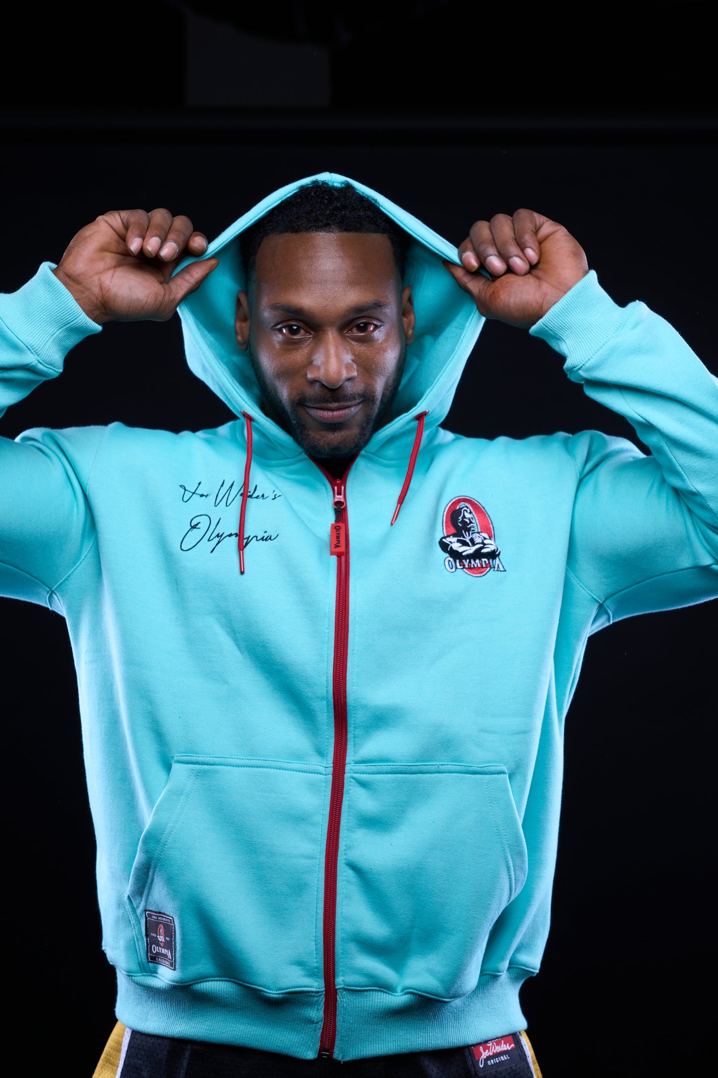 Olympia Teal Full Zip Hoodie