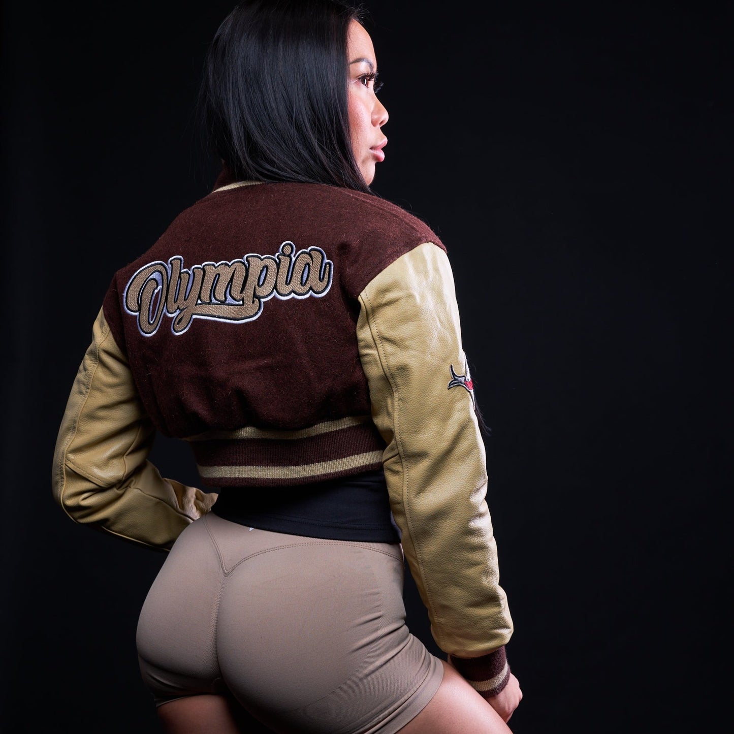 Olympia Varsity Women's Jacket Brown