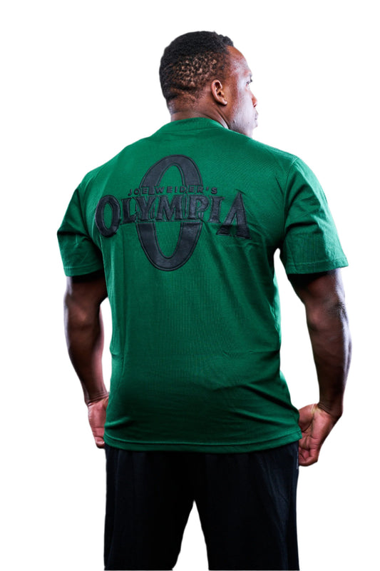 Olympia Side Print Forest Green OS Tee