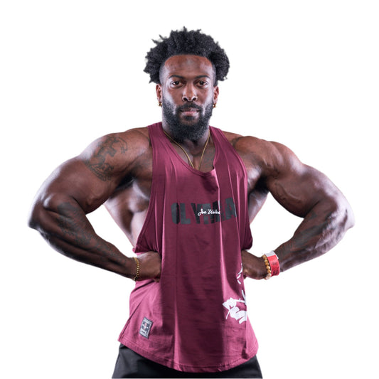 Olympia Grunge Burgundy Stringer