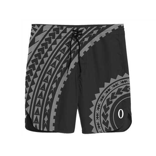 Olympia Samoa Tatau Black Shorts