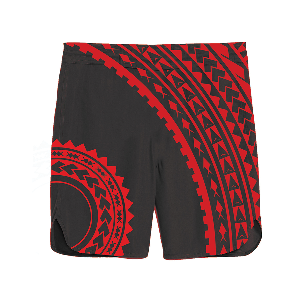 Olympia Samoa Tatau Black w/Red Shorts