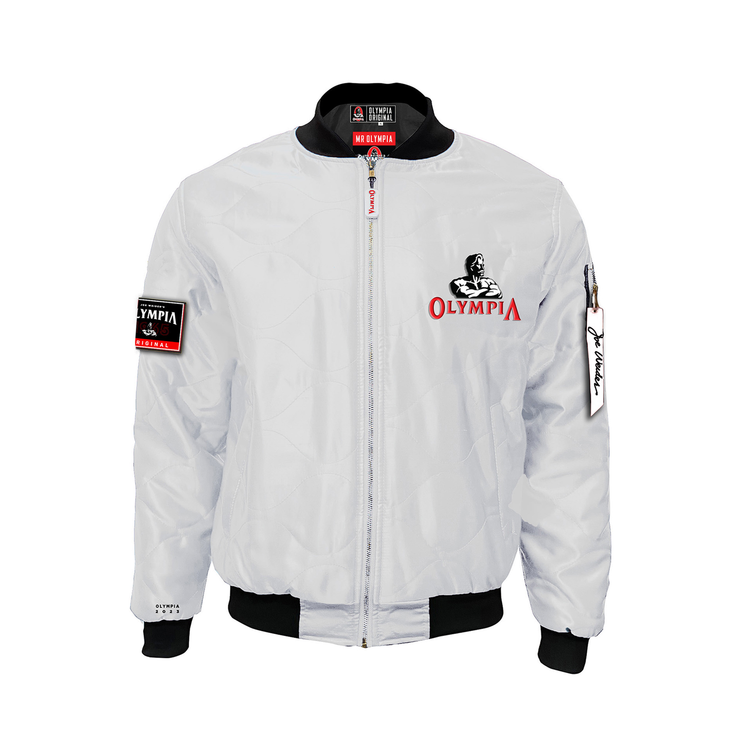 Olympia Men's Bomber Jacket White