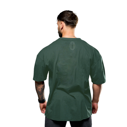 Olympia Skull Bodybuilding  Oversize Premium Green T-Shirt