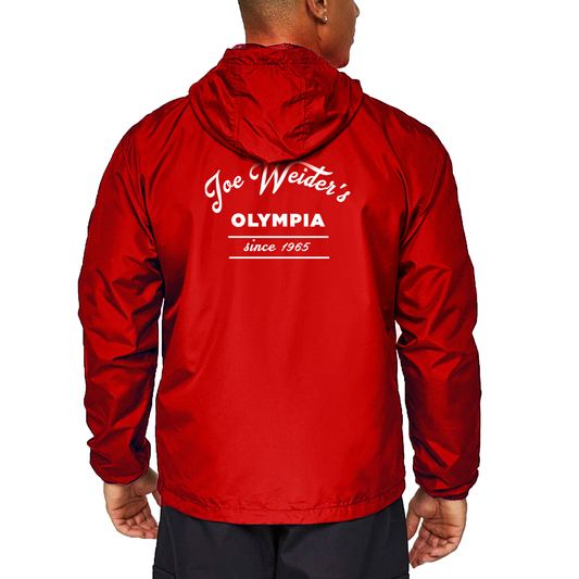 Olympia Windbreaker Full Zip Red