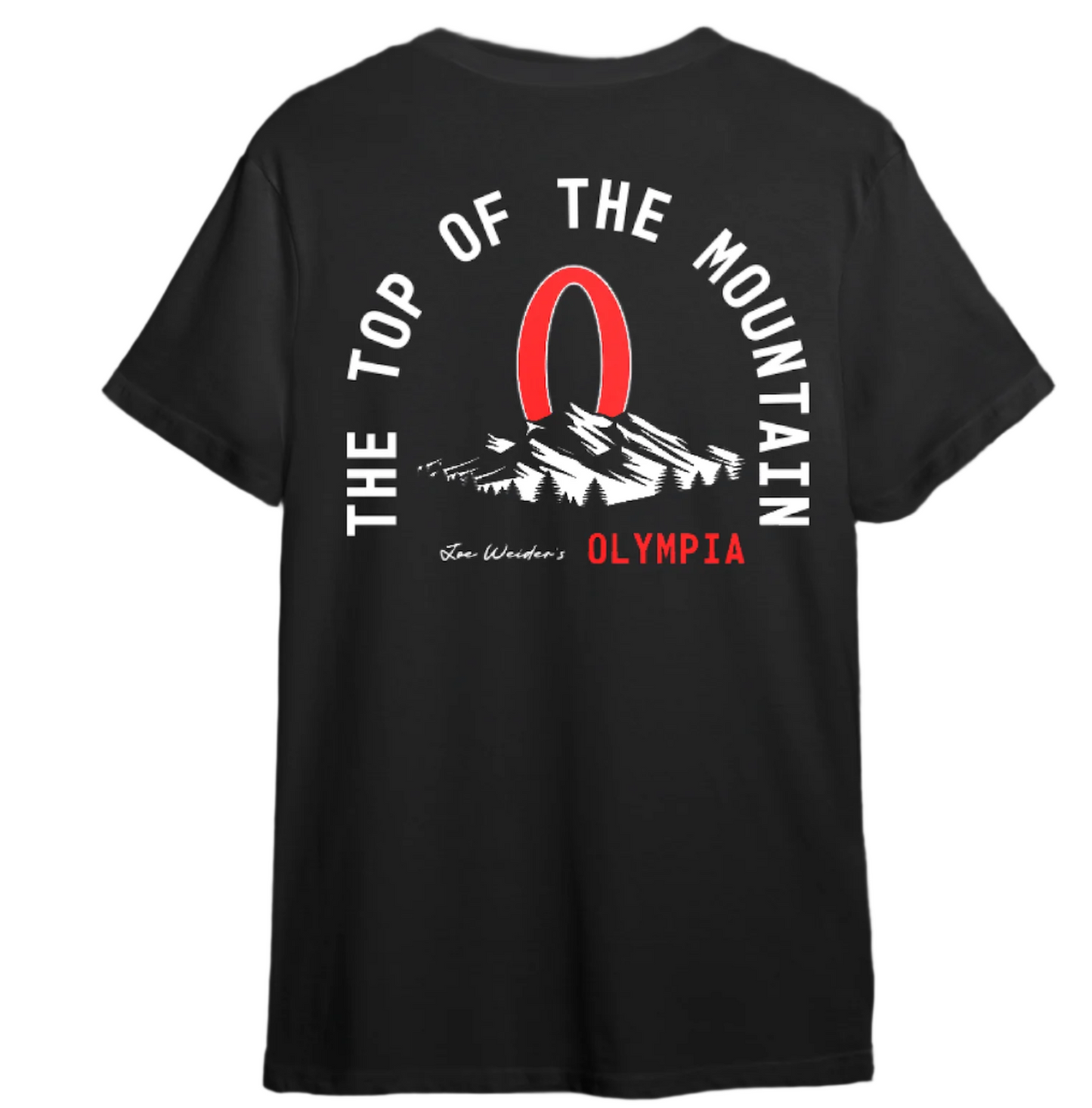 Olympia Top Of The Mountain Black Tee