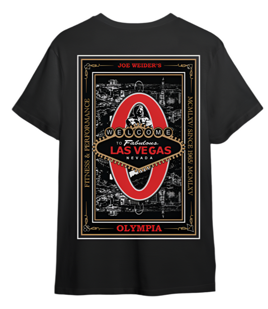 Olympia Welcome to Las Vegas Black Tee