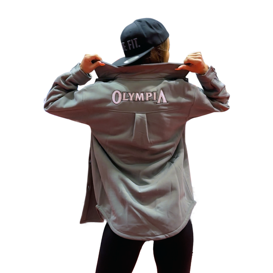 Olympia OS Button Up - Grey