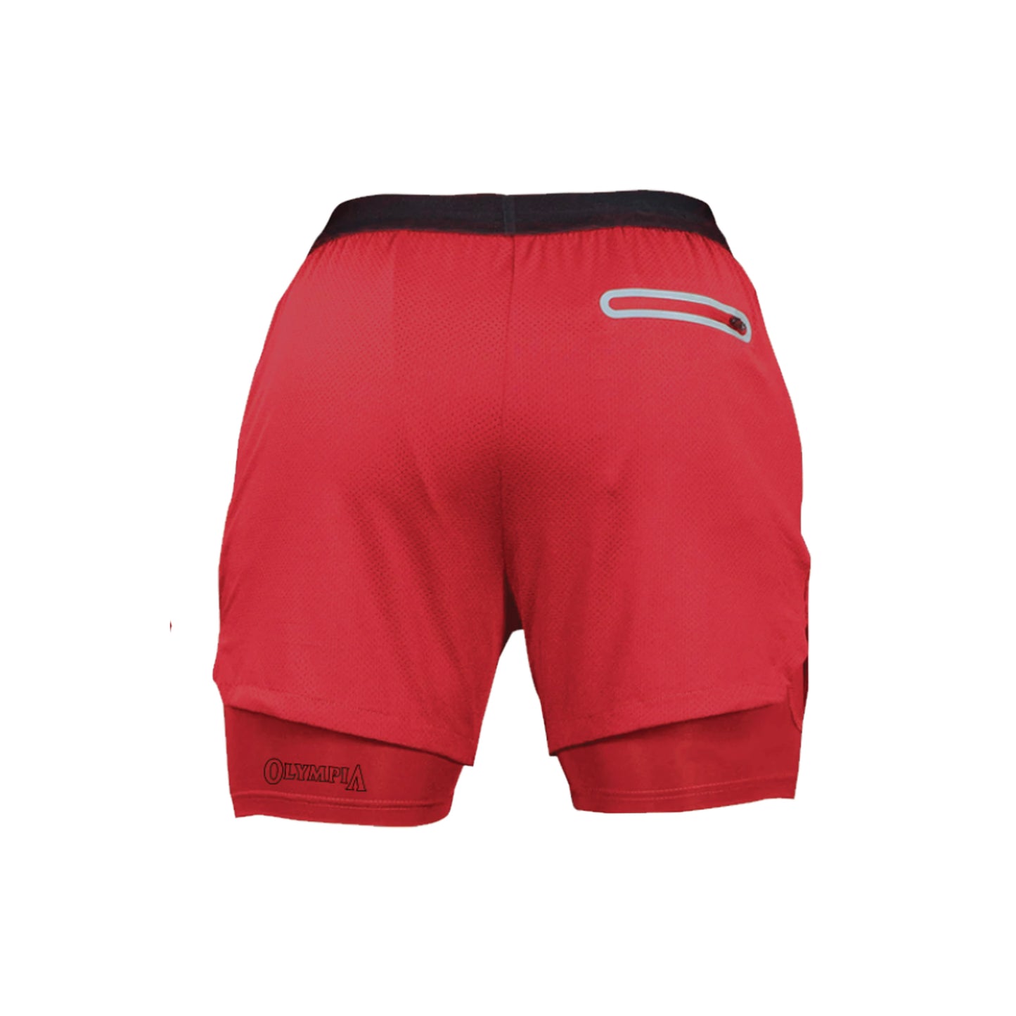 Olympia Red Compression Shorts