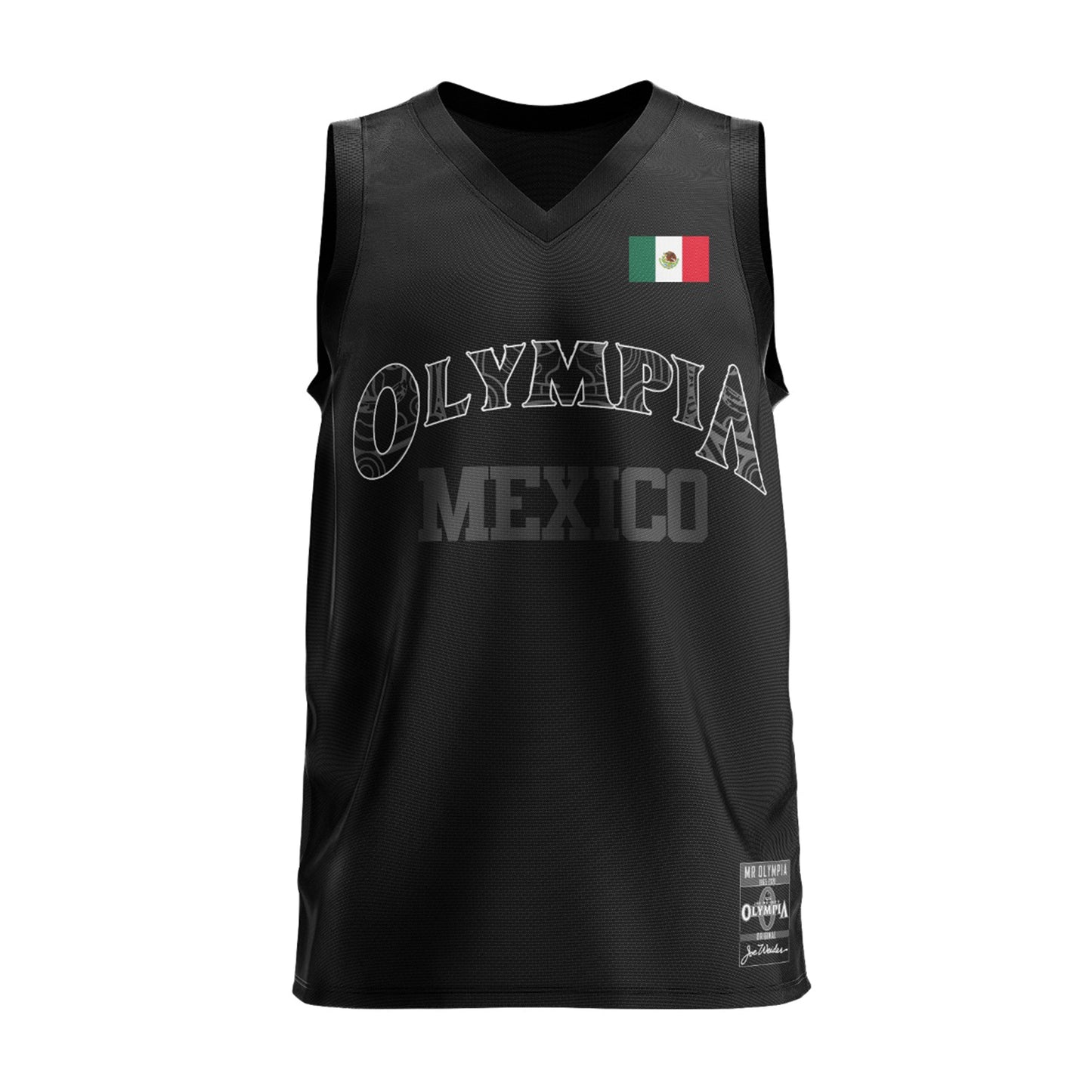 Camiseta de Baloncesto Olympia México Negro
