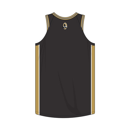 Olympia Black and Gold Basketball Jersey