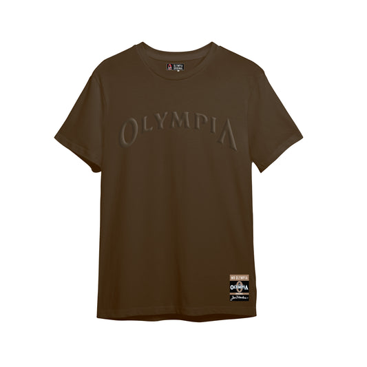 Camiseta Olympia Marrón Relieve