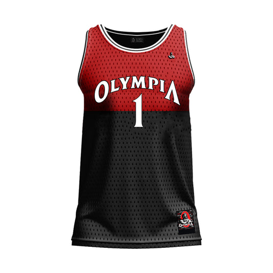 Olympia Basketball Jersey Black/Red