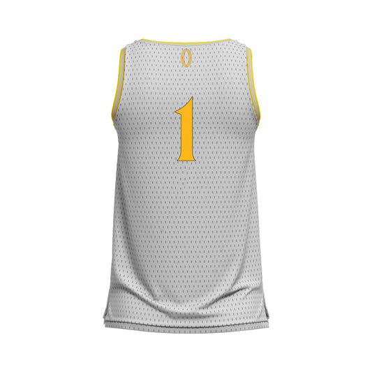 Olympia Basketball Jersey Silver/Black