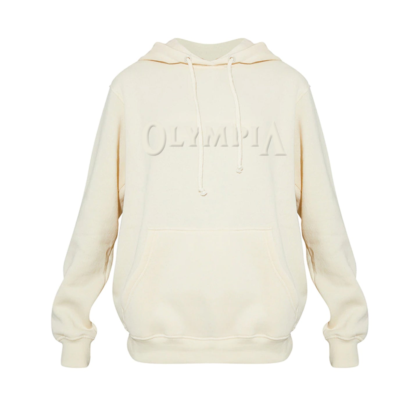 Sudadera con capucha Olympia en relieve Beige